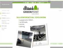 Tablet Screenshot of greenpointpoznan.pl